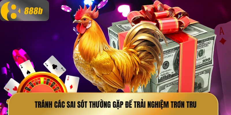Tránh các sai sót thường gặp để trải nghiệm trơn tru