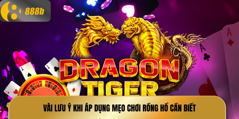 Vài lưu ý khi áp dụng mẹo chơi rồng hổ cần biết